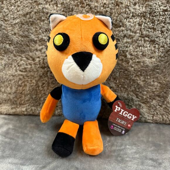 NWT Piggy Tigry Roblox Tiger Series 1 Collectible Plush MiniToon Stuffed Animal - Picture 1 of 8